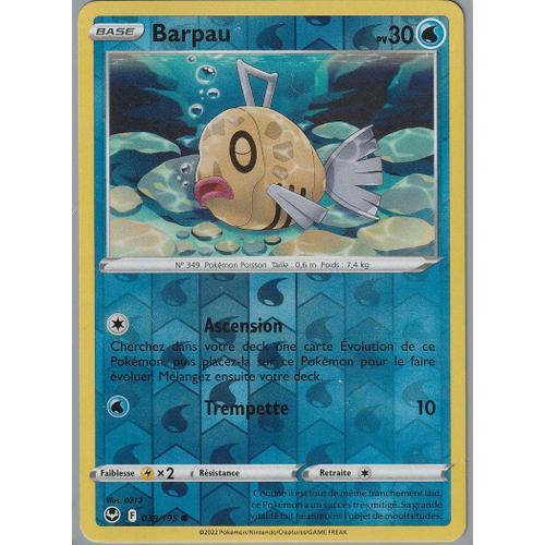 Carte Pokemon - Barpau - 039/195 - Reverse - Eb12 Tempête Argentée - on Productcaster.