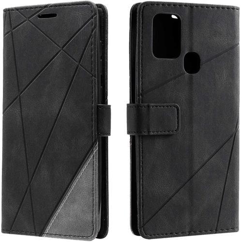 Coque Pour Galaxy A21s, Portefeuille Etui En Pu Cuir Antichoc Tpu, ... on Productcaster.