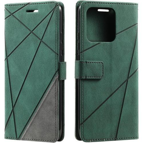 Coque Pour Redmi 10c, Portefeuille Etui En Pu Cuir Antichoc Tpu, Ho... on Productcaster.