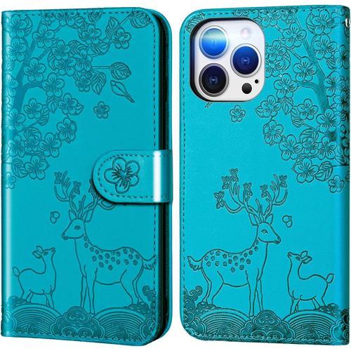 Coque Pour Iphone 13 Pro (6,1 Pouces), Fleur Cerf Sika Animaux Moti... on Productcaster.