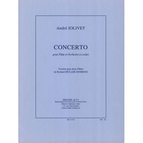 André Jolivet : Concerto Pour Flûte Et Orchestre À Cordes - Version... on Productcaster.