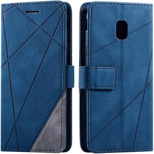 Coque Pour Galaxy J3 2017, Portefeuille Etui En Pu Cuir Antichoc Tp... on Productcaster.