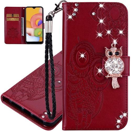 Coque Pour Samsung Galaxy S23 Ultra, Premium Cuir Rétro Hibou Brill... on Productcaster.