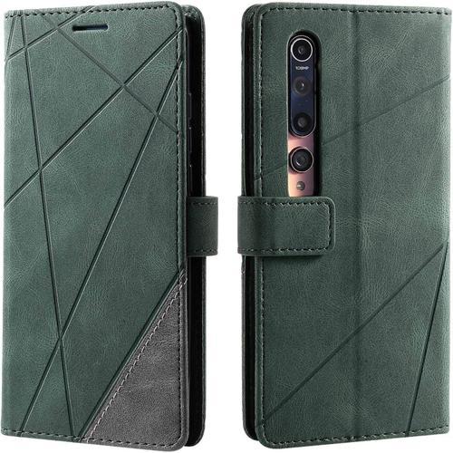 Coque Pour Xiaomi Mi 10 / Mi 10 Pro, Portefeuille Etui En Pu Cuir A... on Productcaster.