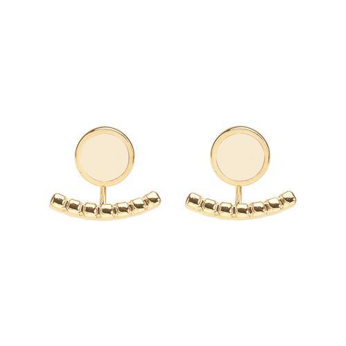 Boucles D'oreilles Bangle Up Comète 2 En 1 Blanc Sable on Productcaster.