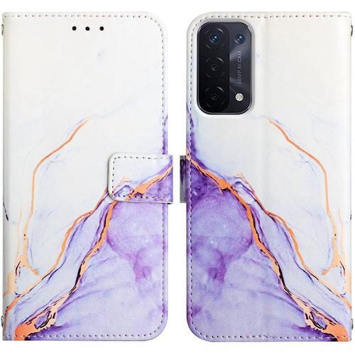 Compatible With Oppo Realme C31 4g Coque Marble De Lart Cuir Magnet... on Productcaster.