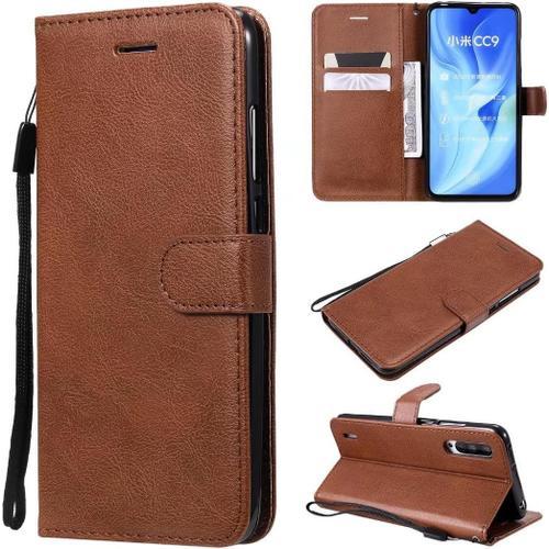 Compatible Avec Coque Xiaomi Cc9, Flip Rabat Cuir Portefeuille Hous... on Productcaster.