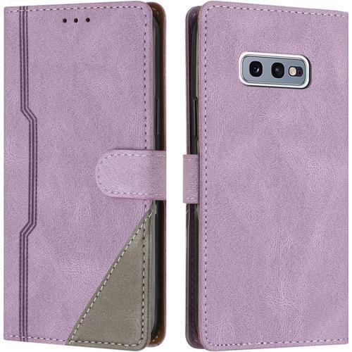 Coque Pour Samsung Galaxy S10e, Housse Etui Portefeuille Cuir Multi... on Productcaster.