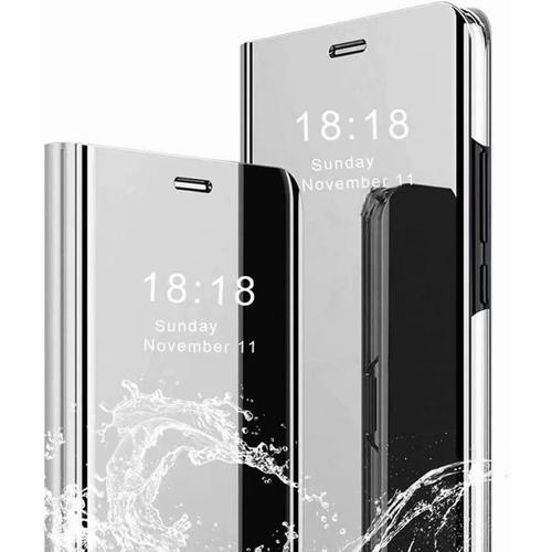 Coque Pour Oneplus 10, Miroir Translucide Ultra-Fin + Étui Rabat In... on Productcaster.