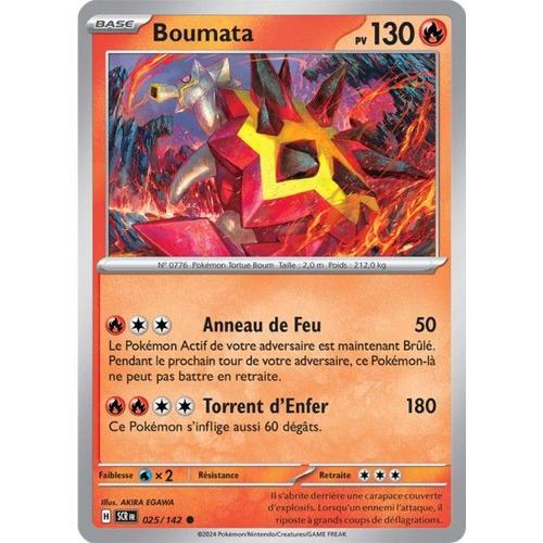 Carte Pokémon - Boumata - 025/142 - Couronne Sellaire on Productcaster.