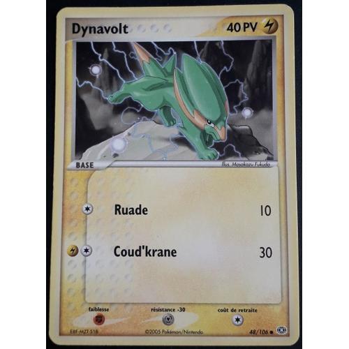 Carte Pokémon Dynavolt 48/106 - Ex Emeraude (Fr) on Productcaster.