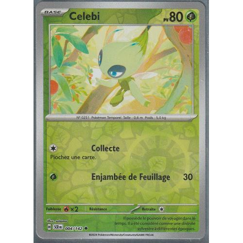 Carte Pokémon - Celebi - 004/142 - Reverse - Ev7 Couronne Stellaire on Productcaster.