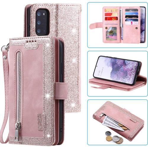 Coque Pour Samsung Galaxy S20 Fe 5g, Etui En Cuir Pu Portefeuille R... on Productcaster.