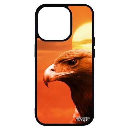 Coque Antichoc Iphone 14 Pro Silicone Aigle Orange Rapace Royal Des... on Productcaster.