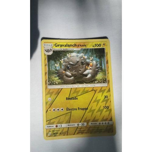 Cartes Pokémon Gravalanch D'alola Reverse 36/181 + Gravalanch D'alo... on Productcaster.