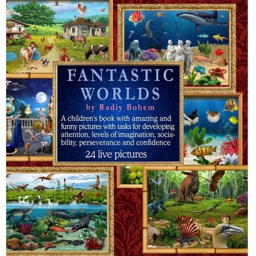 Fantasy Worlds. Funny Pictures With Tasks For Development. on Productcaster.