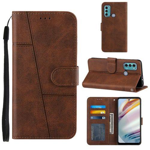 Coque Porte Cartes Motorola Moto G40,Housse En Cuir Pu Pochette Por... on Productcaster.