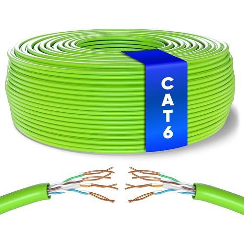 Vrac Câble Ethernet 50m, Bulk Reseau LAN Cable Ethernet Cat 6 Haut ... on Productcaster.