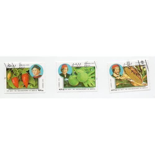 Sahara Occidental- Lot De 3 Timbres Oblitérés- Fruits Tropicaux on Productcaster.