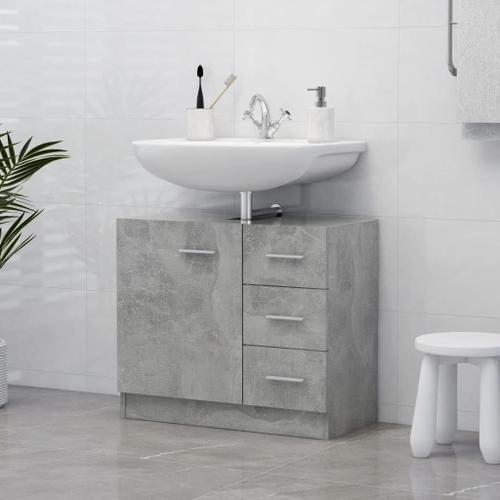 Meuble Sous Lavabo, Meuble Sous Vasque Meuble De Salle De Bain Armo... on Productcaster.