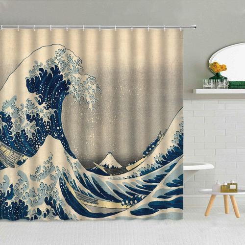 Rideau De Douche À Thème Traditionnel Japonais Pour Femme",Kimono,P... on Productcaster.