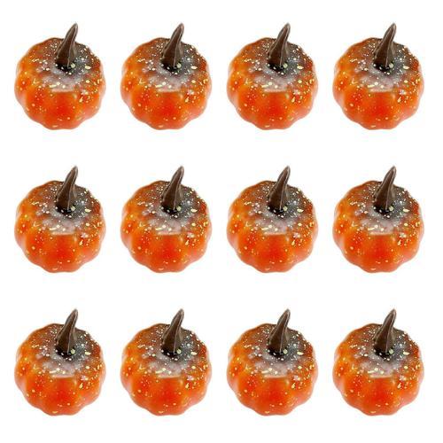 12Pcs Halloween Pumpkin Ornament Simulation Realistic Fake Foam Pum... on Productcaster.