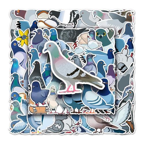 1 Set Diy Pigeon Sticker Self Adhesive Removable Waterproof High Vi... on Productcaster.