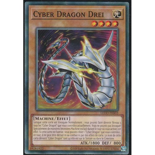 Carte Yu-Gi-Oh - Cyber Dragon Drei - Ledd-Frb03 - Dragon Légendaire on Productcaster.