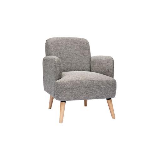 Fauteuil Scandinave Gris Clair Et Bois Clair Isko on Productcaster.