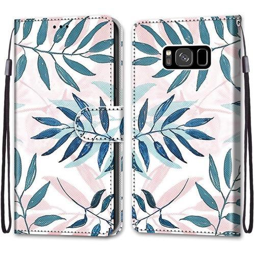 Coque Pour Samsung Galaxy S8 Portefeuille Etui A Rabat En Pu Cuir M... on Productcaster.