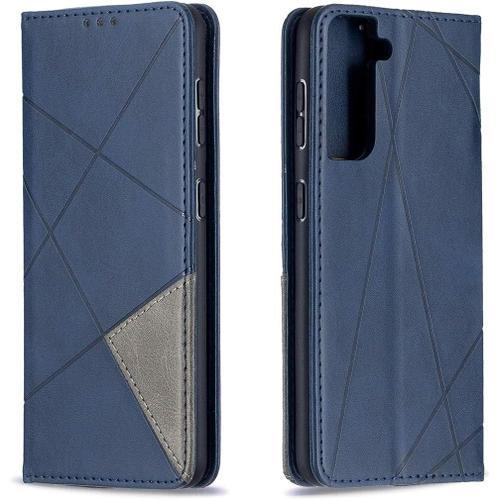 Coque Pour Samsung Galaxy S21, Housse Portefeuille En Cuir Etui De ... on Productcaster.