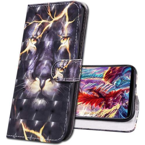 Samsung S10 Lite Etui A Rabat 3d Design Portefeuille Housse Magneti... on Productcaster.