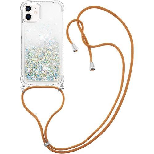 Housse Pour Iphone 12 Coque, Bling Liquide Paillette Silicone Antic... on Productcaster.