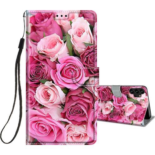 Coque Pour Samsung Galaxy A13 4g Cuir A Rabat Etui Folio Portefeuil... on Productcaster.