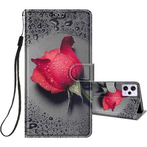 Coque Pour Xiaomi Redmi Note 12 Pro 5g Housse Cuir A Rabat Etui Fol... on Productcaster.