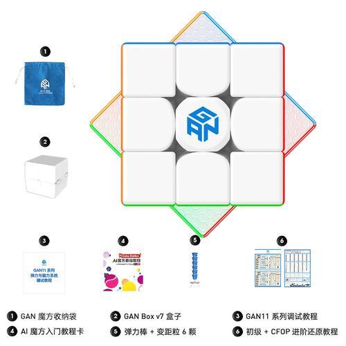 Gan 11 M Air Magique Magn¿¿Tique Pour Enfants",Speed 11 Duo Cube,Ai... on Productcaster.