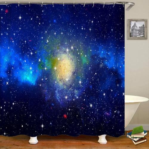 Rideau De Douche ¿¿Tanche En Polyester 180x180",Imprim¿¿ 3d,Univers... on Productcaster.