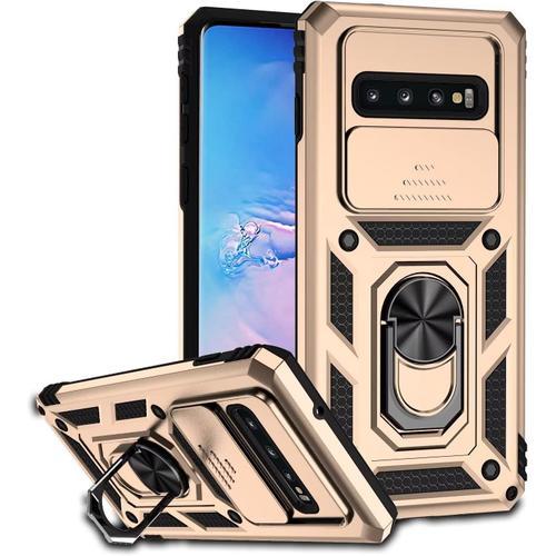 Coque Para Samsung Galaxy S10 4g,Tpu+Pc Rigide Armure Housse Avec L... on Productcaster.