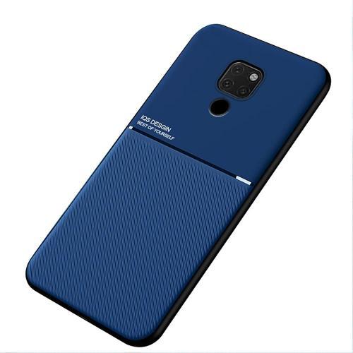 Coque Housse Etui Plaque De Metal Integree Pour Huawei Mate 20 - Bleu on Productcaster.