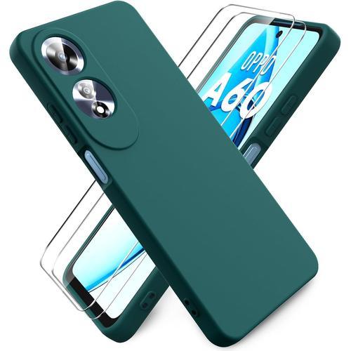 Coque Pour Oppo A60 Avec 2 Pièces Verre Trempé, Ultra Mince Étui So... on Productcaster.