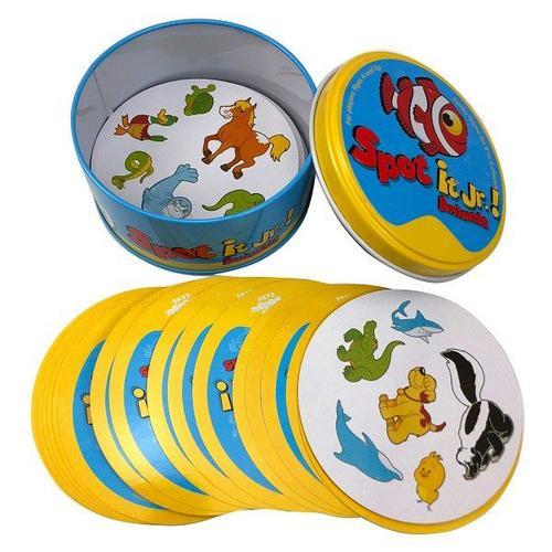 D Avec Boîte - Jeu De Cartes Dobble Pour Enfants, Boîte En Fer, Her... on Productcaster.