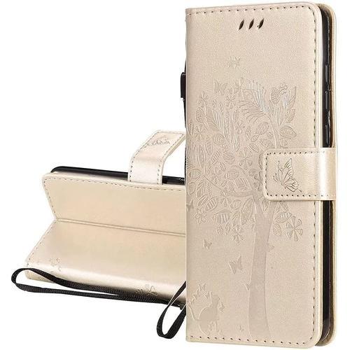 Haoye Coque Pour Oppo A17 Etui Portefeuille, Jolie Rétro Feuilles E... on Productcaster.