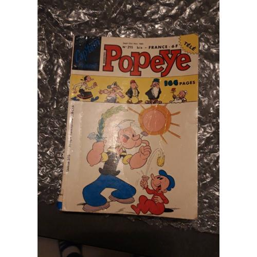 Bd Popeye N°215 Bis Sept-Oct-Nov 1980 on Productcaster.