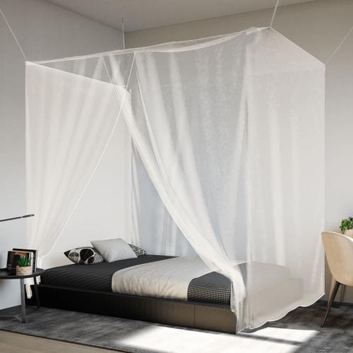 Vidaxl Moustiquaire Suspendue 156 Maille Blanc 220x180x180 Cm on Productcaster.