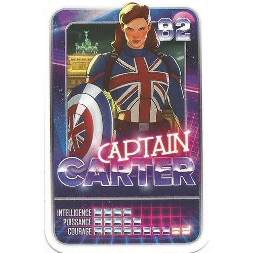 Carte Leclerc Marvel Révèle Ton Pouvoir Captain Carter 82 on Productcaster.