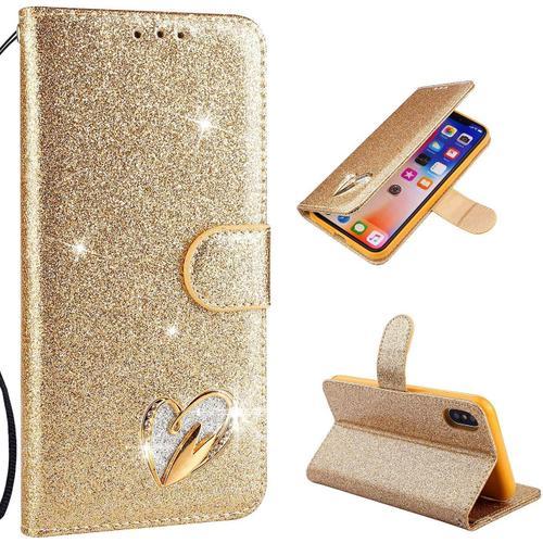 Coque Pour Iphone X/Iphone Xs, Coque Case Etui Pu Portefeuille Hous... on Productcaster.