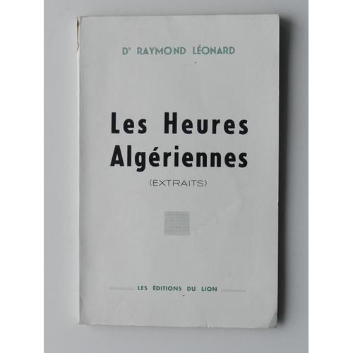 Les Heures Algériennes ( Extrait ) 1958 on Productcaster.