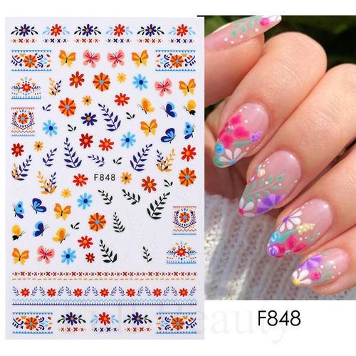 Autocollant Fleur 3d Pour N64.D¿¿Calcomanies",D¿¿Corations Nail Art... on Productcaster.