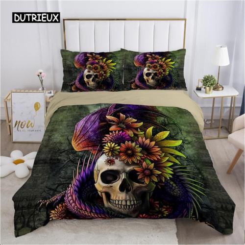 Ensemble De Literie Skull Deadpool",Housse De Couette,Linge De Lit ... on Productcaster.