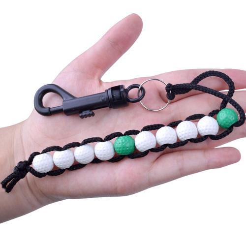 Compteur De Perles De Golf Avec Clip, Bracelet Vert Et Blanc Pour L... on Productcaster.